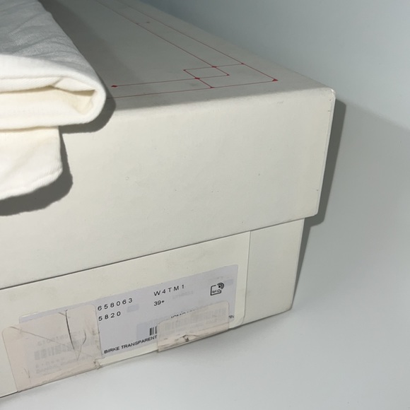 Alexander McQueen Flat Rubber Sandals in Pale Ice Pink & Silver - Picture 9 of 9